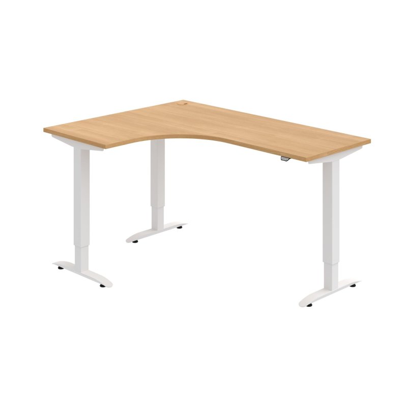 MST 2 60 P Ergo elektr. stav. stůl 160 x 120 cm, pravý, stand. ovlad.