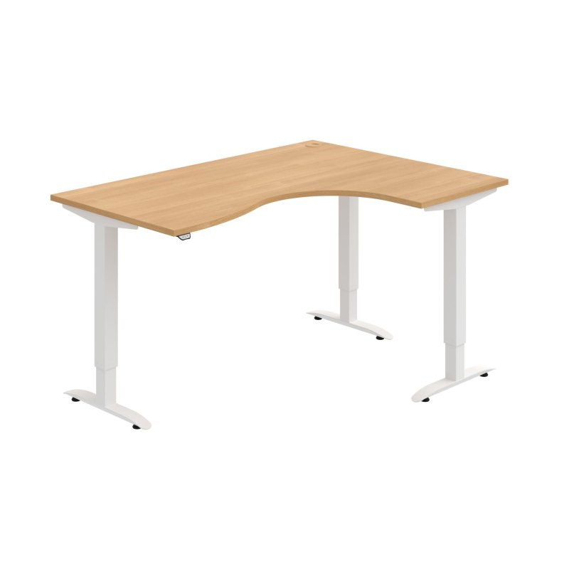 MST 2 2005 L Ergo elektr. stav. stůl 160 x 120 cm, levý, stand. ovlad.
